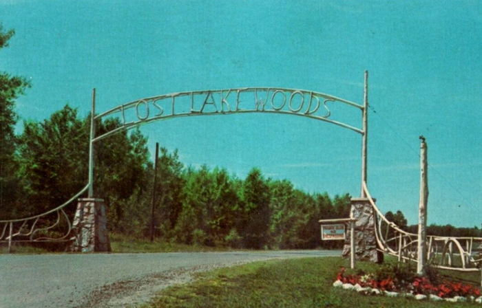 Lost Lake Woods Club - Vintage Postcard (newer photo)